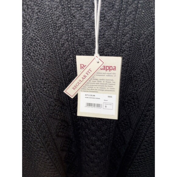 Robe Di Kappa Giovani Acrab Black Sweater Size Small New with Tags - Picture 2 of 4